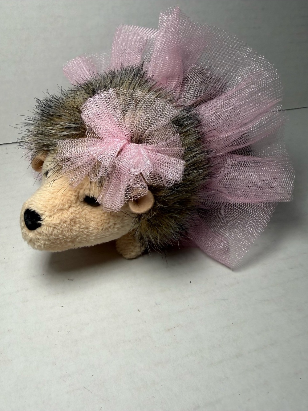 Douglas Cuddle Toys Pink Swirl Tutu Hedgehog #629 Stuffed Animal Toy